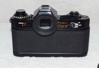 Vintage Canon EF 35mm SLR Film Camera with Vivitar 28mm Wide Angle Lens - 2