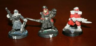 Warhammer 40k Rogue Trader Imperial Army Imperial Guard Vintage Commissar Oop