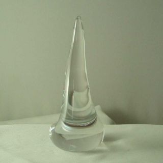 Vintage Handblown KOSTA (pre - Boda) Crystal Glass Seal Figurine 3