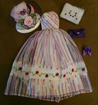 Vintage Barbie Springtime Magic Gown 7092 Very Rare Nm Plus