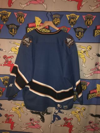 Vintage 90’s Washington Capitals NHL Mens Starter Hockey Jersey Size XL 2