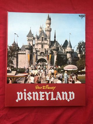 Disneyland Vintage Souvenir Hard Cover Color Picture Book Mondadori Edition Htf