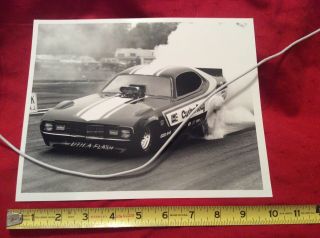 Vintage 1970’s Drag Racing Photo Revell Race Team Custom Body Ent.  Funny Car.