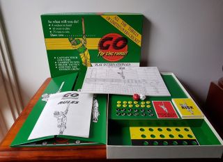Go For The Runs Board Game Complete Cricket Club Matches International Rare Vtg 2