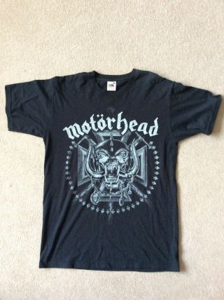 Motorhead 2012 European Tour T - Shirt Small Vintage