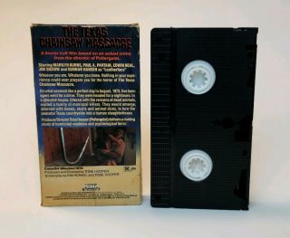 RARE Vintage Media The Texas Chainsaw Massacre 1986 Early Release Horror Slasher 3