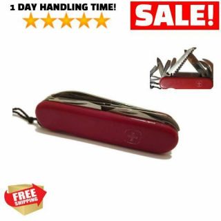 Classic Victorinox Swiss Army Knife With 9 Functions,  Vintage