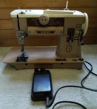 Vintage Singer 401a Sewing Machine - Heavy Duty 50 