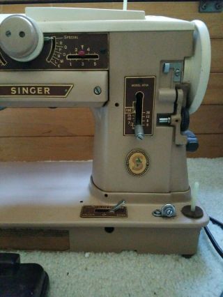 Vintage Singer 401A Sewing Machine - Heavy Duty 50 ' s w/ Foot Petal 2