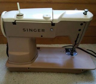 Vintage Singer 401A Sewing Machine - Heavy Duty 50 ' s w/ Foot Petal 5