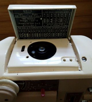 Vintage Singer 401A Sewing Machine - Heavy Duty 50 ' s w/ Foot Petal 7