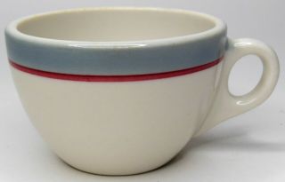 Vintage 1960s Syracuse China Restaurant Ware Coffee Tea Cup Highland Pattern