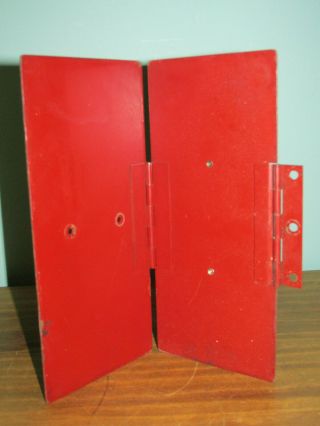 Vintage HOBART Commercial COFFEE GRINDER Red Fold Up LID Replacement Part Retro 3