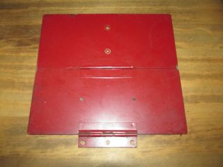 Vintage HOBART Commercial COFFEE GRINDER Red Fold Up LID Replacement Part Retro 7