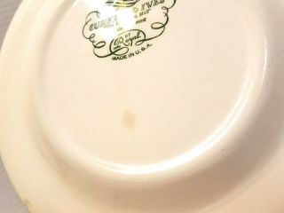 Set of 5 Vtg Dinner Plates CURRIER AND IVES Blue Royal China OLD GRIST MILL 10 