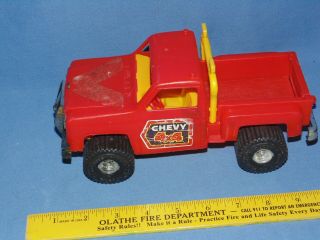 Processed Plastic Co.  Chevy 4 X 4 Truck Toy - Vintage Red