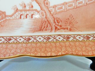 Vintage Royal Doulton Booths Real Old Willow Rustic Large Sandwich Tray Plate 2