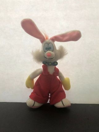 Vintage 1987 Applause Disney Who Framed Roger Rabbit Plush Toy Bow Tie 7”