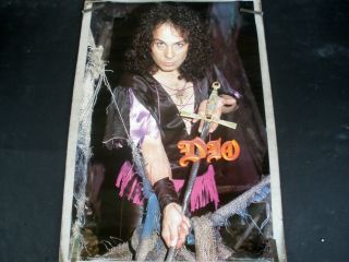 Rare Dio 1984 Vintage Music Poster
