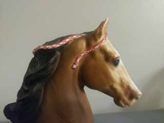 Vintage Breyer Traditional Commander Five Gaiter Horse Figure red and white mane 3