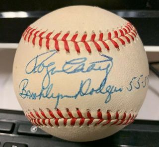 Vintage Roger Craig 1955 Brooklyn Dodgers Autographed/signed Baseball
