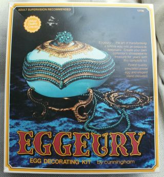 Vintage Eggeury,  Egg Decorating Kit,  By Cunningham (kit 12790)