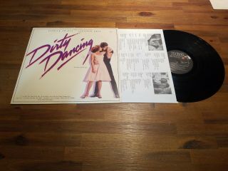Vintage Dirty Dancing Movie Soundtrack (1987) Lp Vinyl 12 " Record 33 Rpm Vg,