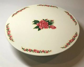 Swiss Musical “happy Birthday” Cake Plate Maspeth Musical Merchandise Vintage