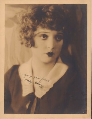 Madge Bellamy Vintage Sepia Toned 11x14 Photograph Hand Signed