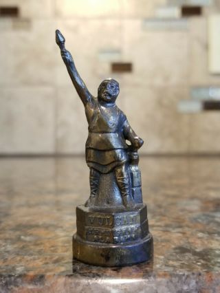 Vintage Vulcan Statue Birmingham AL USA Salt/Pepper Set,  Bare - Bottomed Roman God 2