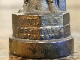 Vintage Vulcan Statue Birmingham AL USA Salt/Pepper Set,  Bare - Bottomed Roman God 3