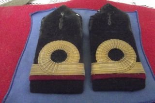 Vintage Navy Officers Shoulder Rank Badges.