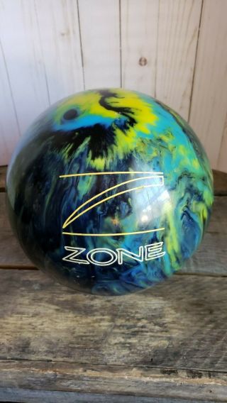 Vintage Brunswick Z Zone Tie - Dye Bowling Ball 9 Lb Undrilled Nos