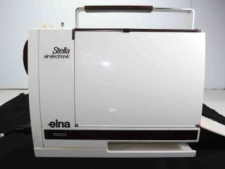 Vintage Elna Stella TSP Air Electronic Mini Portable Sewing Machine Needs Parts 5