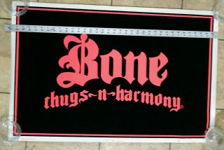 Bone Thugs N Harmony Black Light Poster Vintage Old Stock