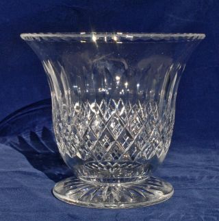 Large Vintage WEBB Crystal Vase / Rose Bowl - Cardinal 2