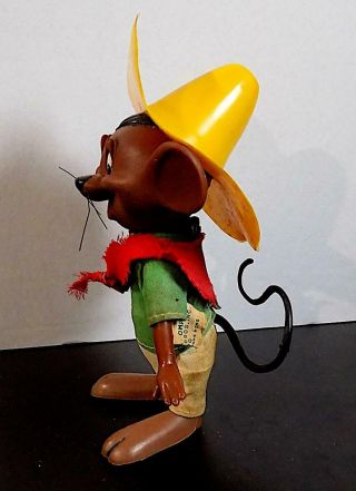 Vintage Plastic WB Speedy Gonzales Dakin Toy wt Moveable Arms & Head,  Hong Kong 2