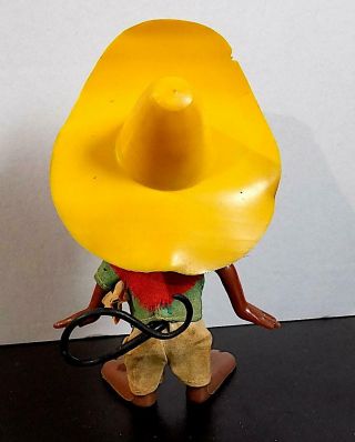 Vintage Plastic WB Speedy Gonzales Dakin Toy wt Moveable Arms & Head,  Hong Kong 3
