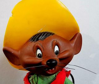 Vintage Plastic WB Speedy Gonzales Dakin Toy wt Moveable Arms & Head,  Hong Kong 5