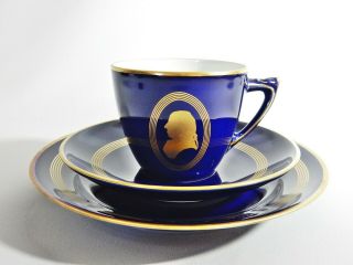 Vintage Bing & Grondahl Famous Composer Pottery Trio Haydn Cup Saucer Plate 2