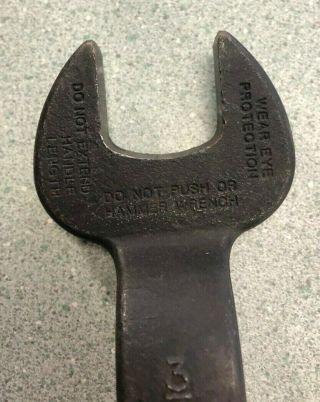 Vintage Klein Tools Spud Wrench 1 - 1/8 