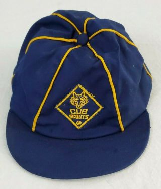 Vintage 1970s Cub Scouts Of America Fitted Size 7 1/4 Scout Hat