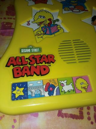 Vintage 1991 Sesame Street AllStar Band Golden Sight N Sound Keyboard Toy 3