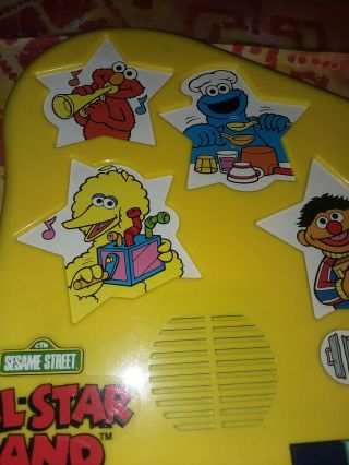 Vintage 1991 Sesame Street AllStar Band Golden Sight N Sound Keyboard Toy 4