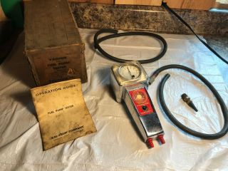 Vintage Kal - Equip Company Vacuum And Fuel Pump Tester Gauge Model T - 151