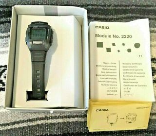 Vintage Rare Casio Watch Wrist Camera Wqv - 1 - 1 Water Resistant Module No.  2220