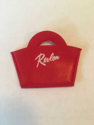 Vintage Little Miss Revlon Red Purse