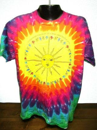 Vintage 1988 Grateful Dead tee shirt (XL) Everybodys Dancin VTG Band/Tie Dye 3