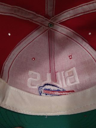Vintage 1990s Buffalo Bills Corduroy Stitched Snapback Cap Hat Era Pro 4