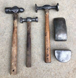 Old Vintage Tools Auto Body Hammers Dollies Blacksmith Car Auto Machinist